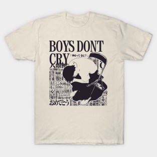 Neon Genesis Evangelion Shinji Ikari Boys Dont Cry T-Shirt